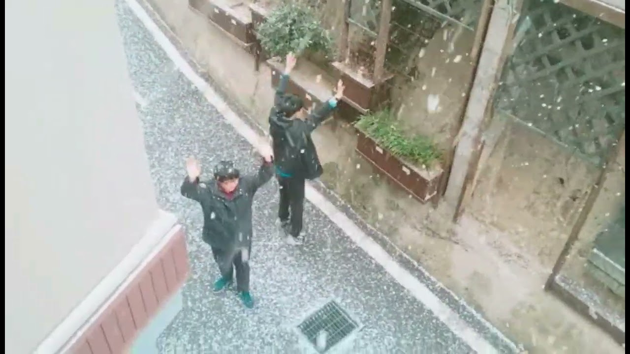 2018년 1월, 부산에도 함박눈이 내렸었다.