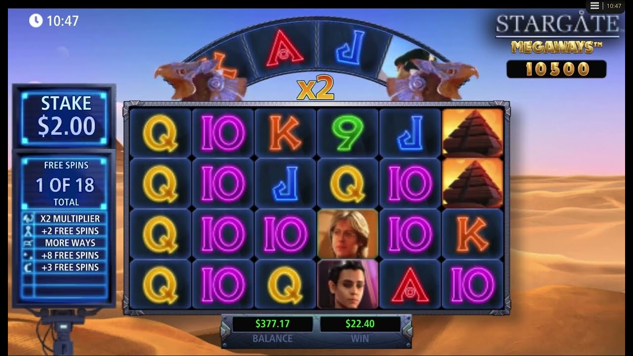 Fun New Game! Stargate Megaways! Bonus Time! 18 Free Games!