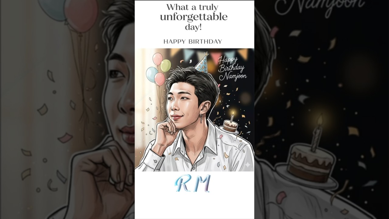 Happy Birthday to our leader, RM! 🎉 RM Birthday 