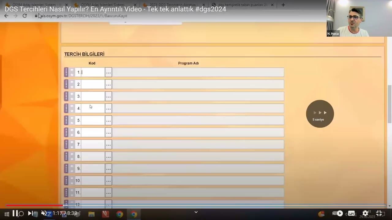 DGS 2024 Tercih Nasıl Yapılır? DGS 2024 tercihleri ne zaman? DGS Tercih Listesi nasıl hazırlanır?