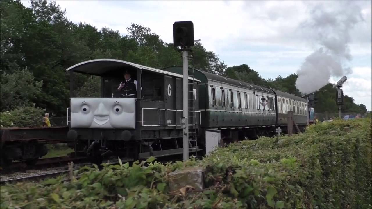 THOMAS THE TANK ENGINE IN ACTION AT MINEHEAD WSR 12 JULY 2014 Part 1