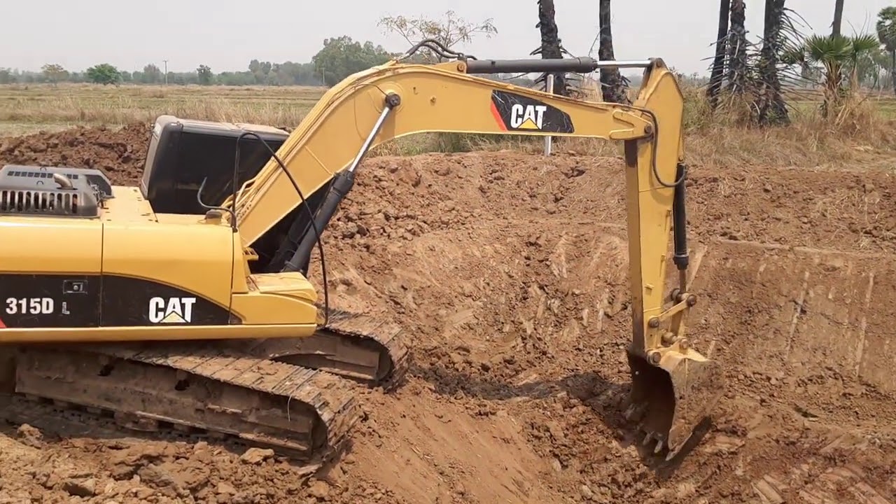 แกะเก่าไทยมา 1.1 ล้าน CAT 315DL สภาพหล่อจัด ขุดบ่อได้สวย ดั้มแรง excavator and truck EP.8171