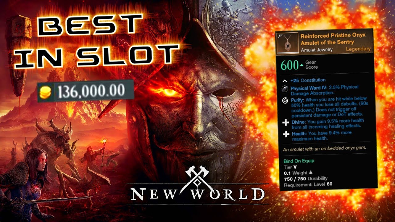 I Crafted THE SINGLE BEST Amulet In New World!!!
