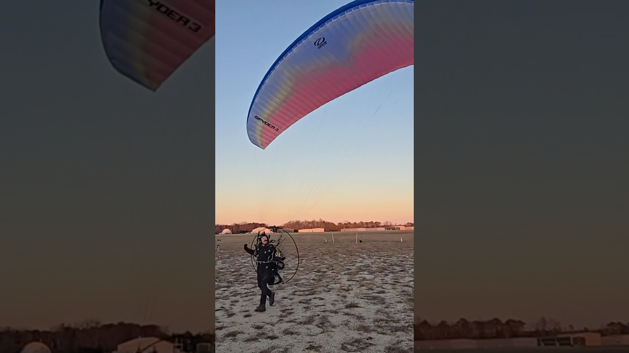 Paramotor, Taxi Landing! 