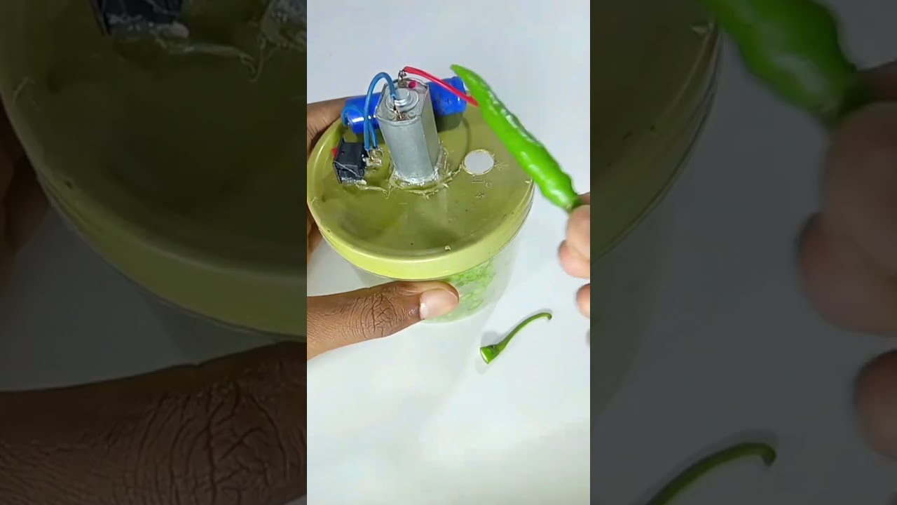 Amazing DC Motor hacks || DIY vegetable cutter machine #youtubeshorts #shorts