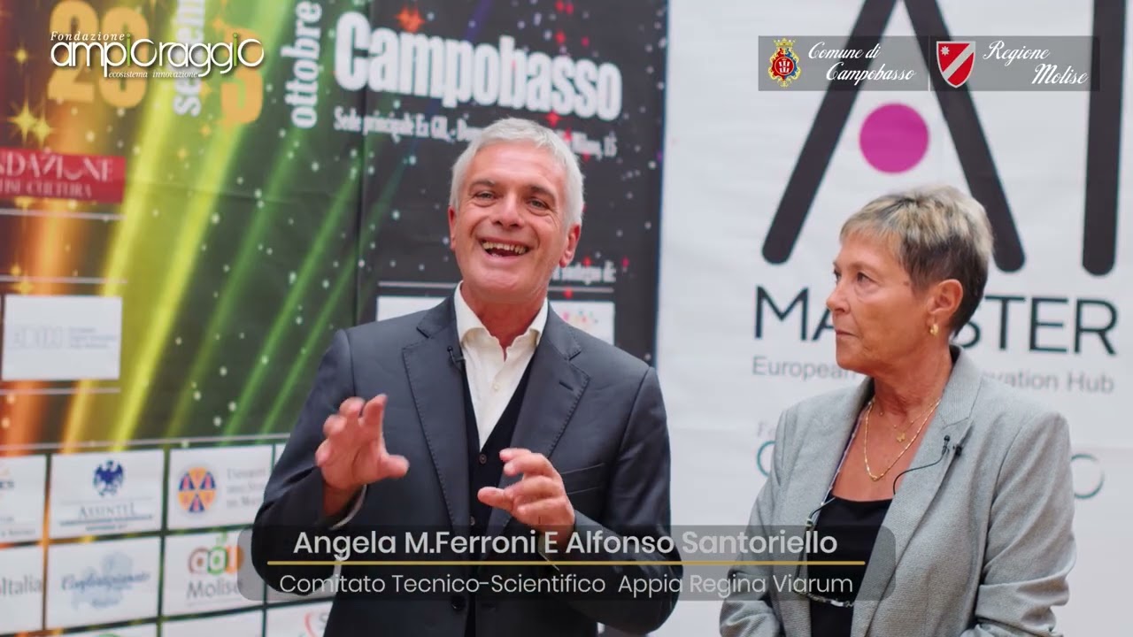 Angela Maria Ferroni e Alfonso Santoriello - Appia Regina Viarum progetto UNESCO a Jazz'inn 2025