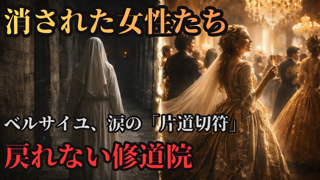 【大人の歴史物語】封印状の恐怖。一夜にして貴婦人が消えるシステムとは。華やかな宮殿から「消された」女性たち。修道院という名の窓のない監獄