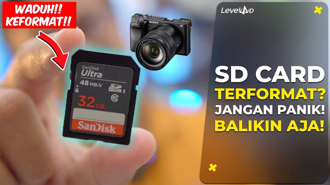 JANGAN PANIK! Cara Mengembalikan Video / Foto Yang Terhapus Dari Kartu Memory 2023🔥