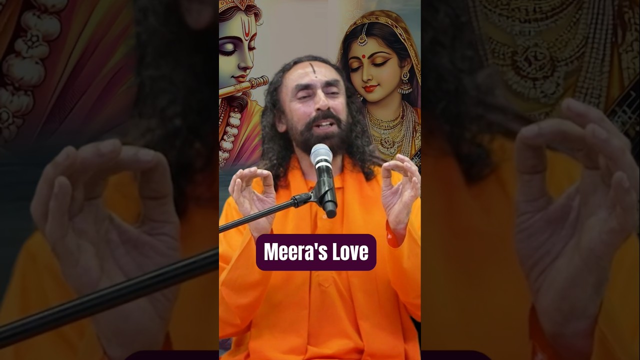 Divine Love Story: Cultivating Deep Love for God l Swami Mukundananda #meerabai #shorts