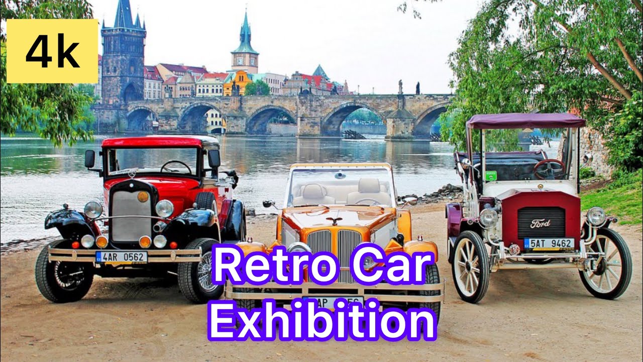 Prague 🇨🇿 Historic Car Competition - 1000 CZECHOSLOVAK MILES 12.6.2024 - 4К HDR
