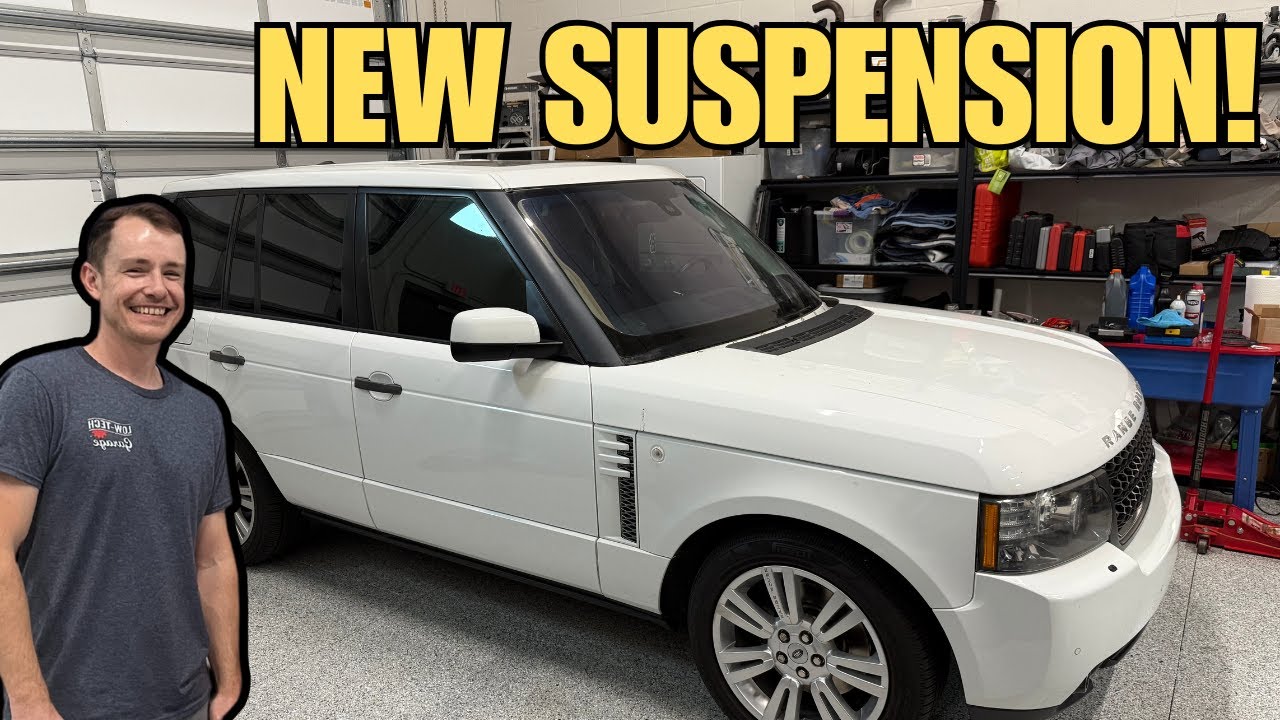 I REBUILD THE ENTIRE FRONT SUSPENSION ON MY RANGE ROVER!