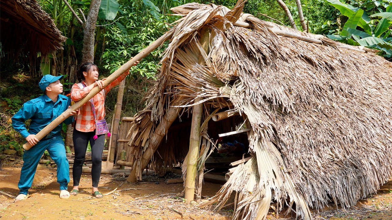 The kind policeman and single mother rebuilt the kitchen. Harvest the chain to sell at the market