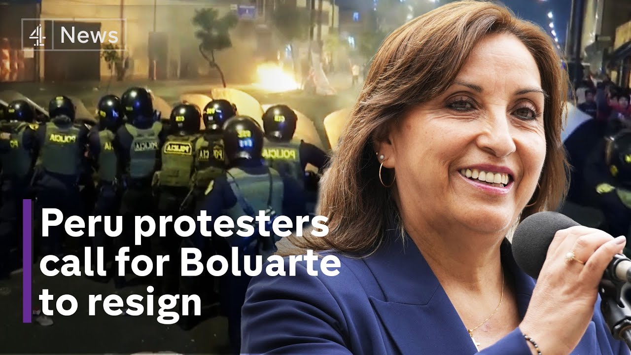 Peru protests: Running battles in the streets as protestors call for president’s resignation