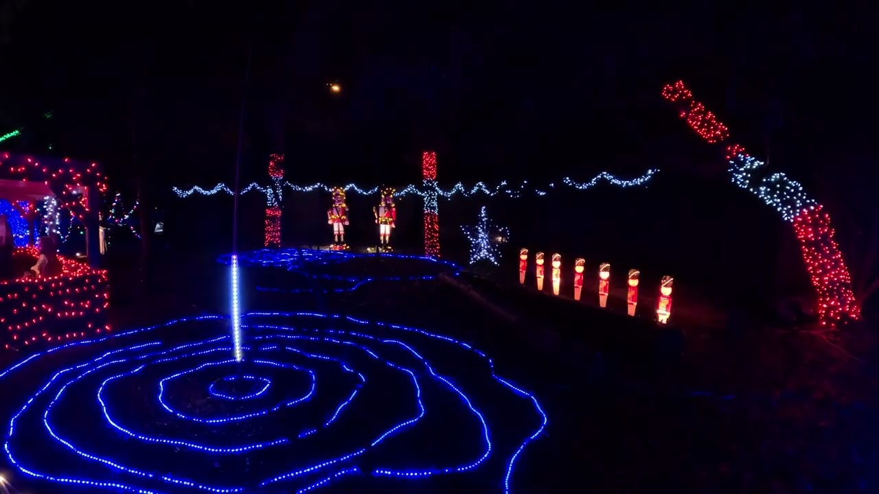 The Little Drummer Boy -  Dancing Lights!  Stanley Park X Mas Lights - Vancouver