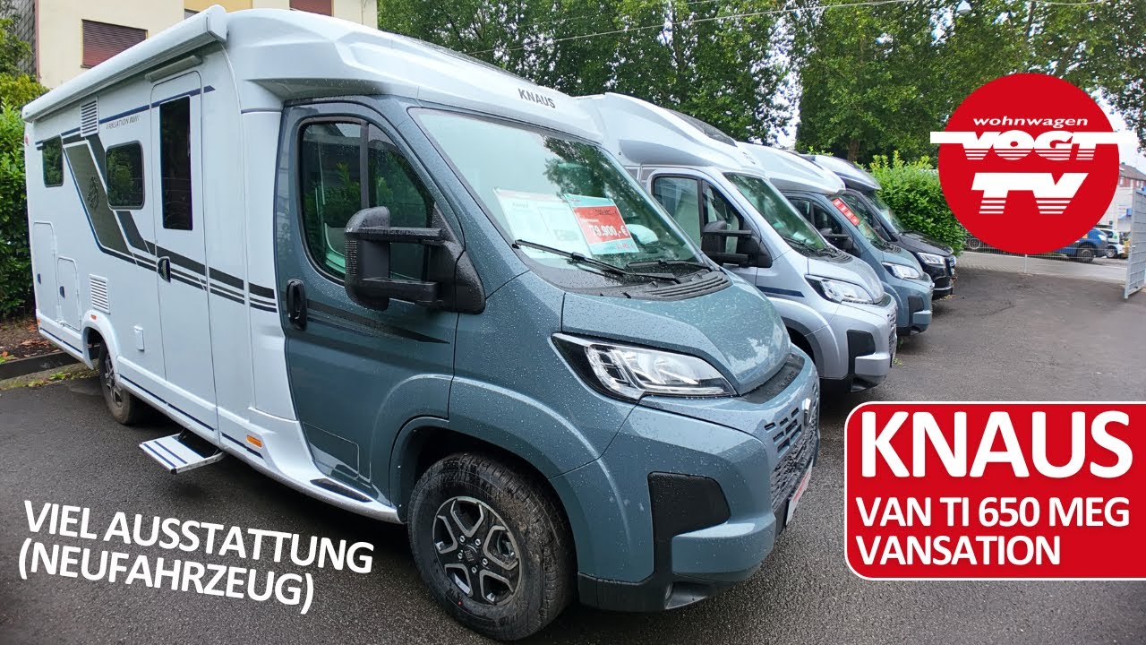 Mega-Ausstattung: Knaus Van Ti 650 MEG Vansation, Wohnmobil mit 2 Schlafplätzen, Neufahrzeug (2025)