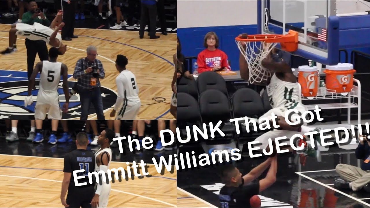 The DUNK That Got Emmitt Williams EJECTED (State Championship Game)