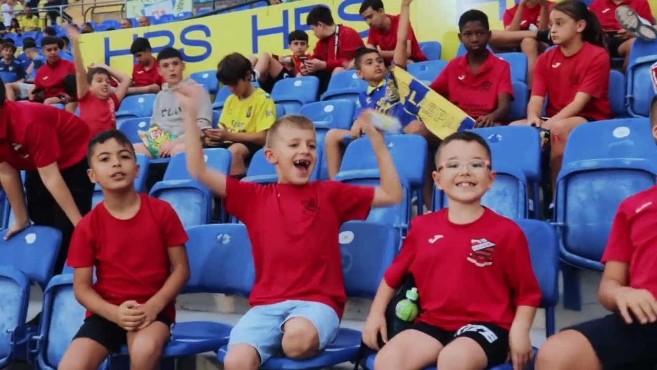 Visita de la UD Guía al Estadio de Gran Canaria (UD Las Palmas - RCD Mallorca).