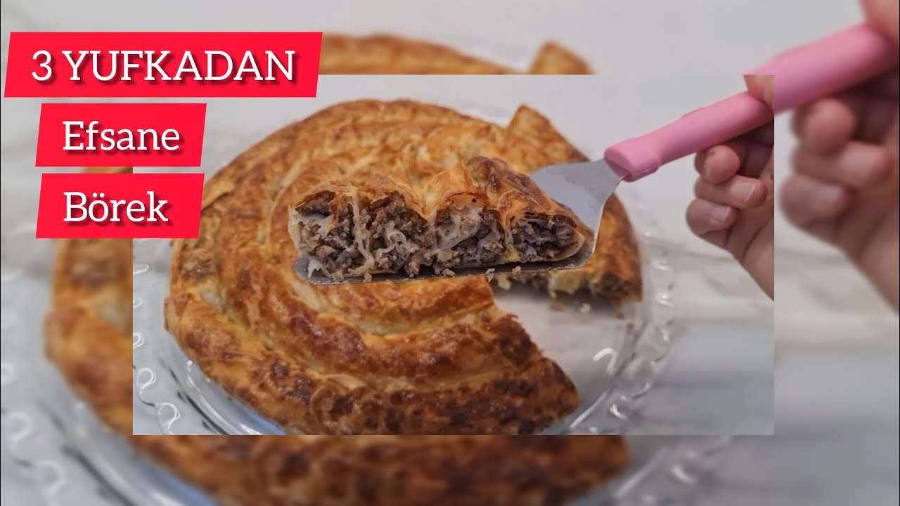 Az Malzemeyle 3 Yufkalık Tepsi Böreği | Herkes Tarifini İstiyor  #3YufkadanBörek #TepsiBöreği