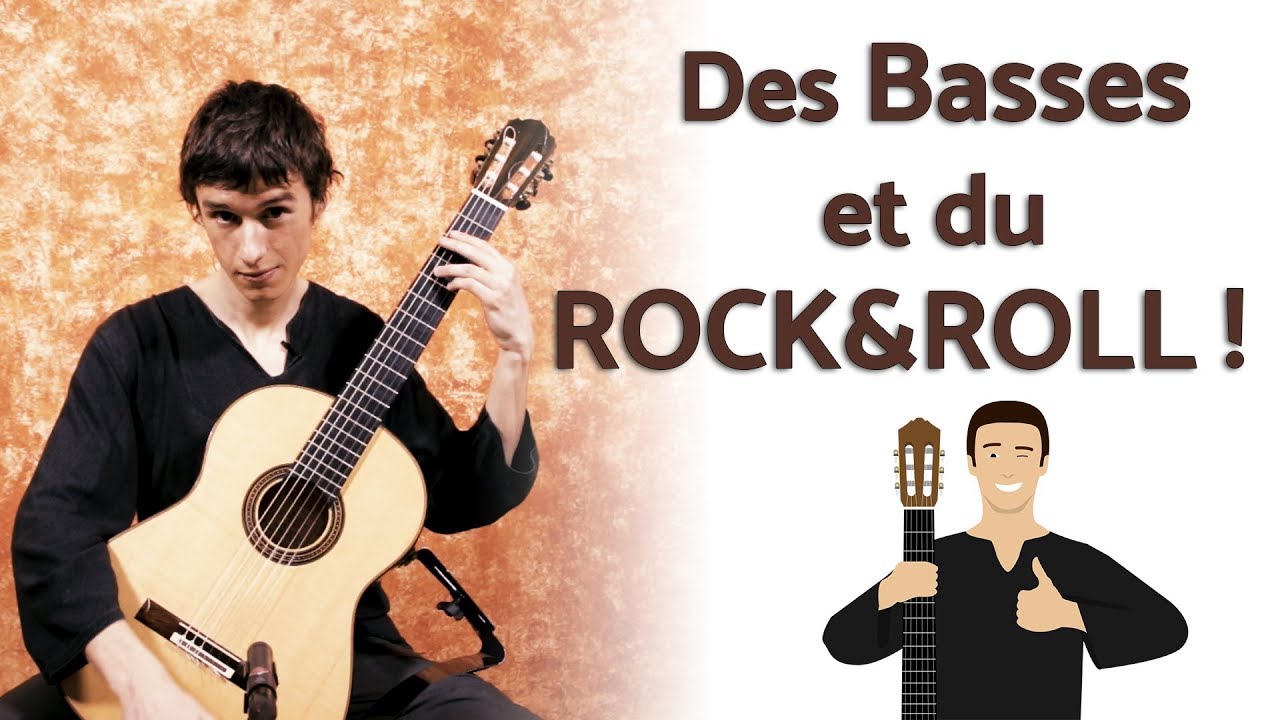 Des basses et du Rock&Roll ! Petit riff à la guitare pour débutant-intermédiaire