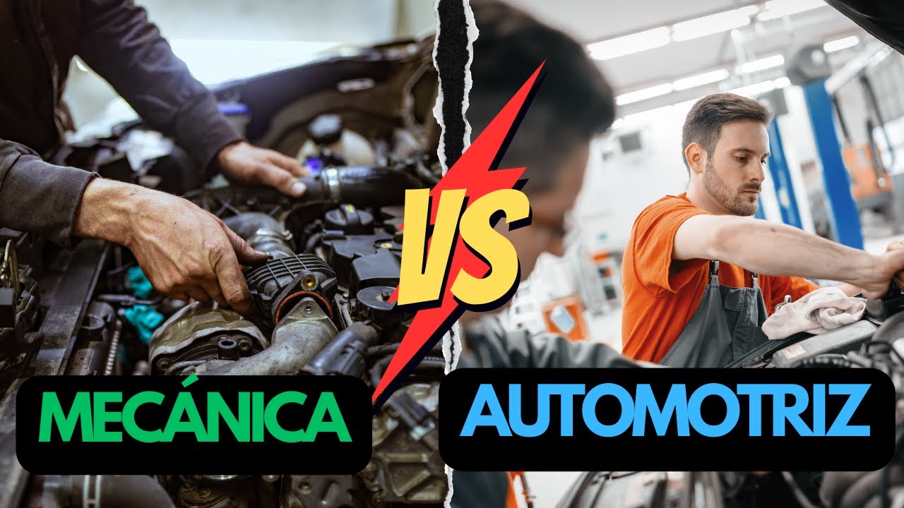 DIFERENCIA entre INGENIER&Iacute;A MEC&Aacute;NICA e INGENIER&Iacute;A AUTOMOTRIZ