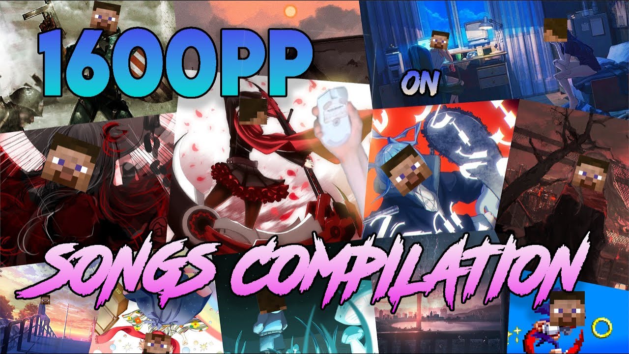 1600PP ON SONGS COMPILATION -Nyanpotato Stream Highlight #12