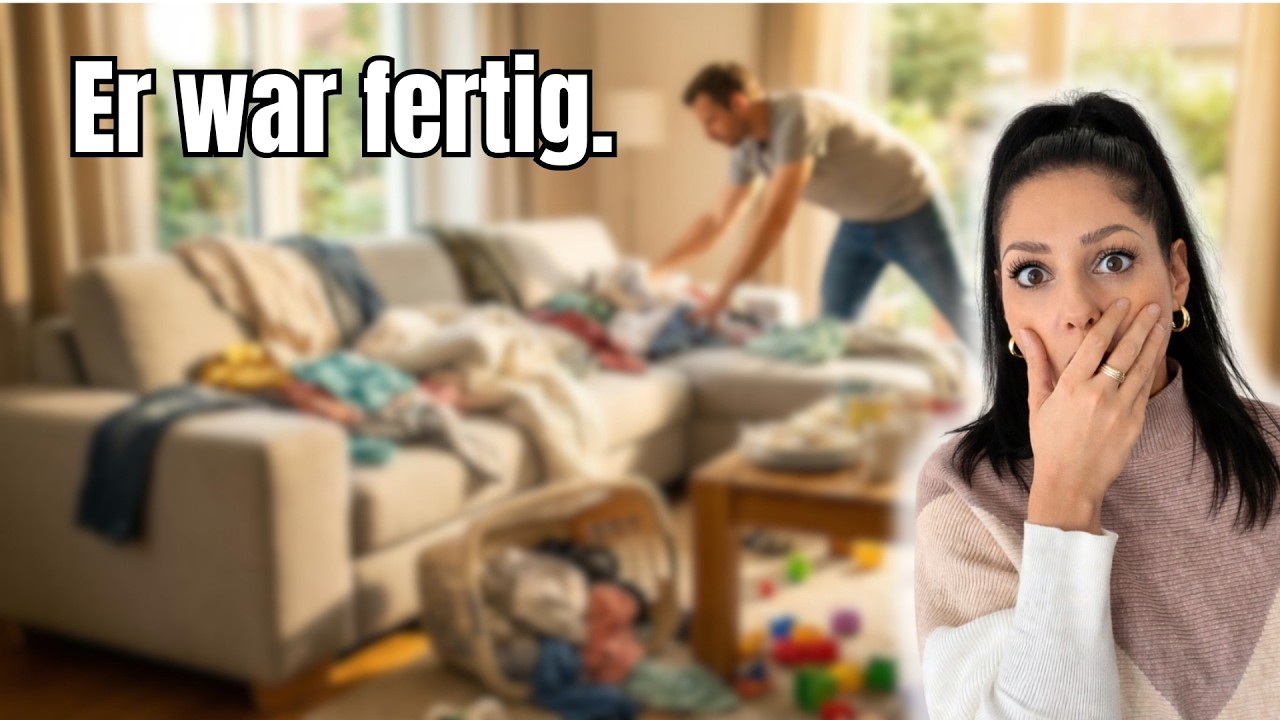 Er wollte aufr&auml;umen &ndash; jetzt r&auml;ume ich auf. In 2 Stunden kommt Besuch