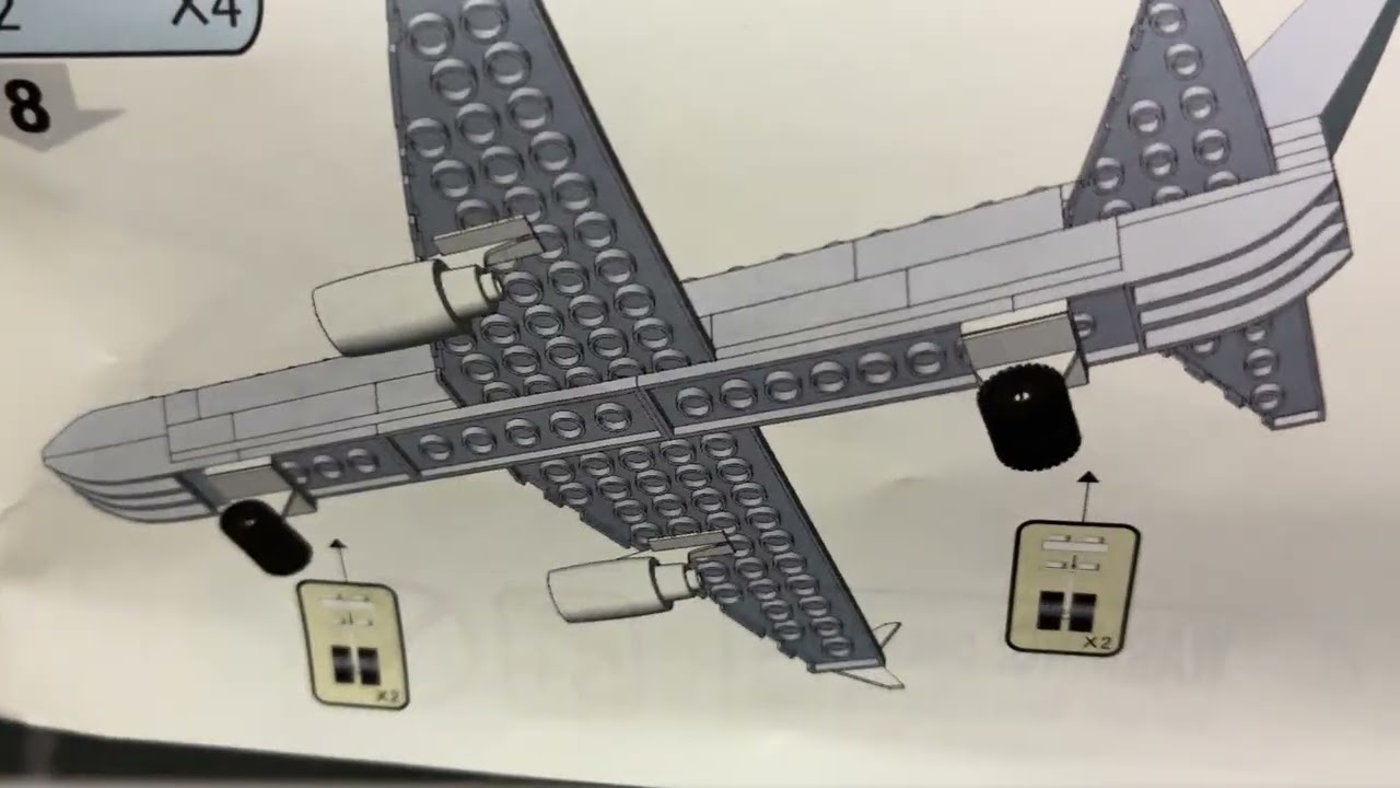 Unboxing and Building The JetBlue and Continental Airlines Lego Plane.