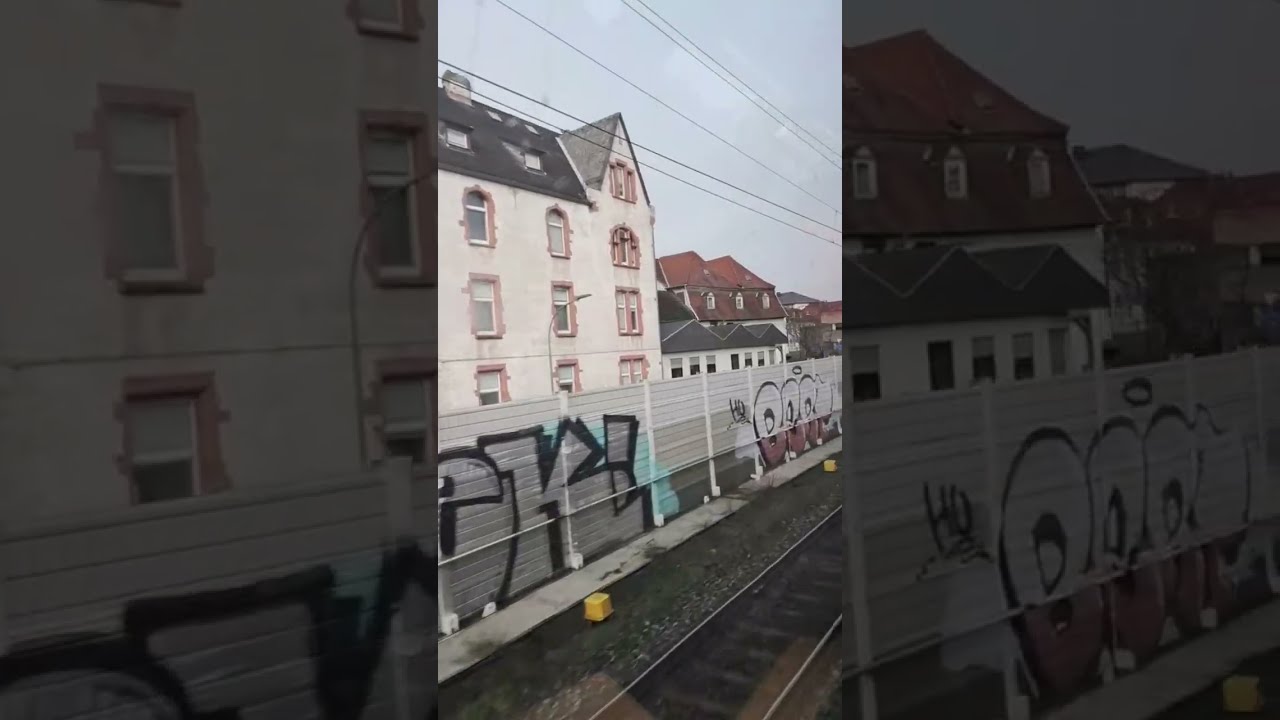 The Moving Studio 2 Hours Scenic Train View  Germany No Music, No Talk