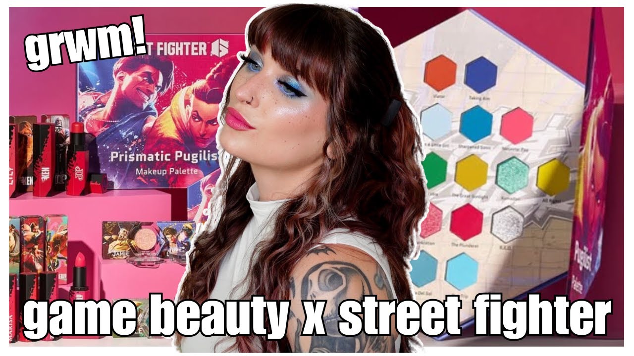 NEW game beauty street fighter collection | trying new makeup!