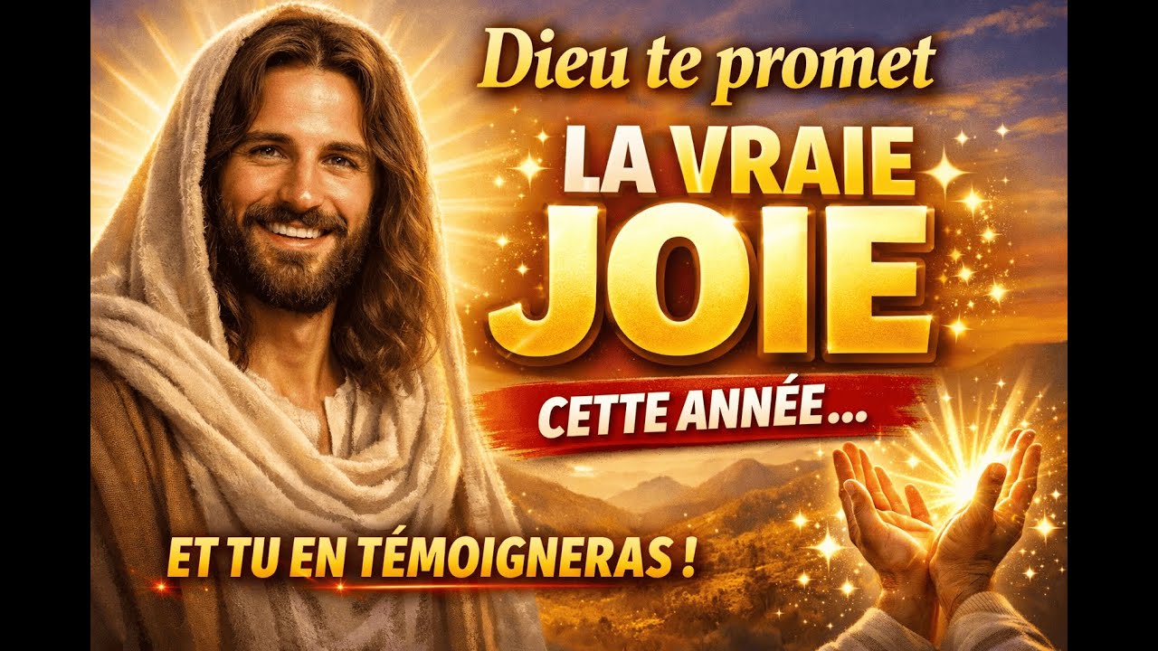 Dieu te promet la vraie joie cette année… et tu en témoigneras#motivation; #spiritualité