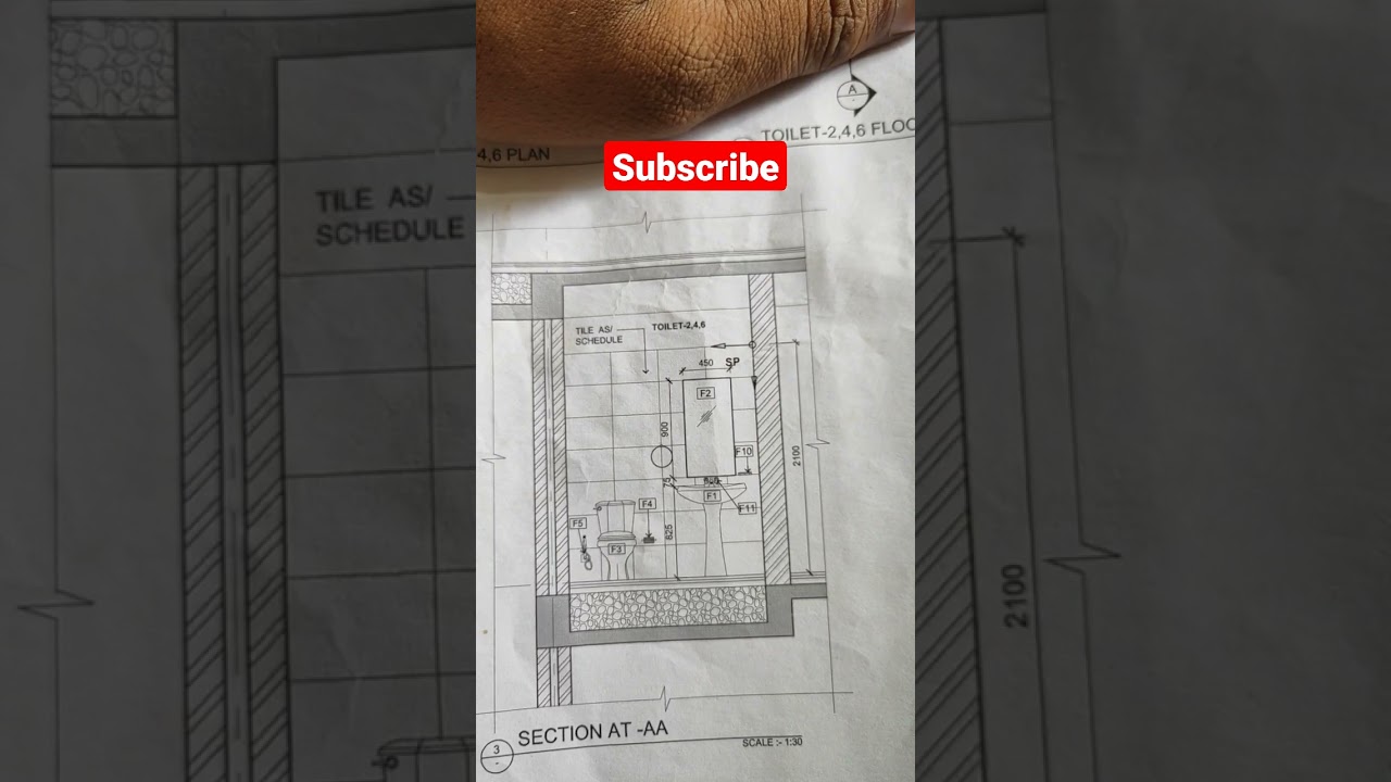 Wash Basin | Standard height of Wash basin from Floor | #shorts #construction