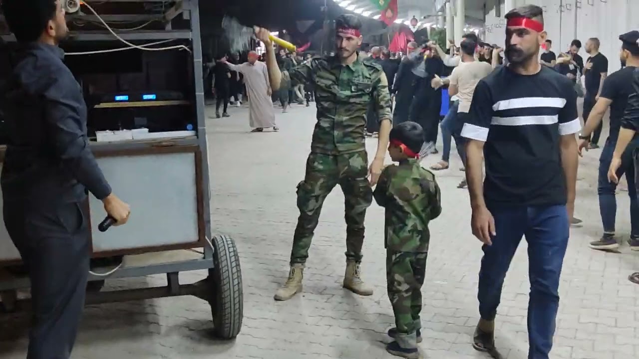 أهالي تازه خورماتو موكب آباء مراسيم تشييع دكرى استشهاد الامام علي عليه السلام#_حجي_علي_الطائي..