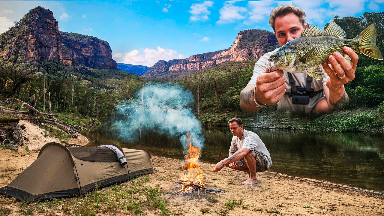 Wild Camping & Fishing in an Ancient Sandstone Canyon