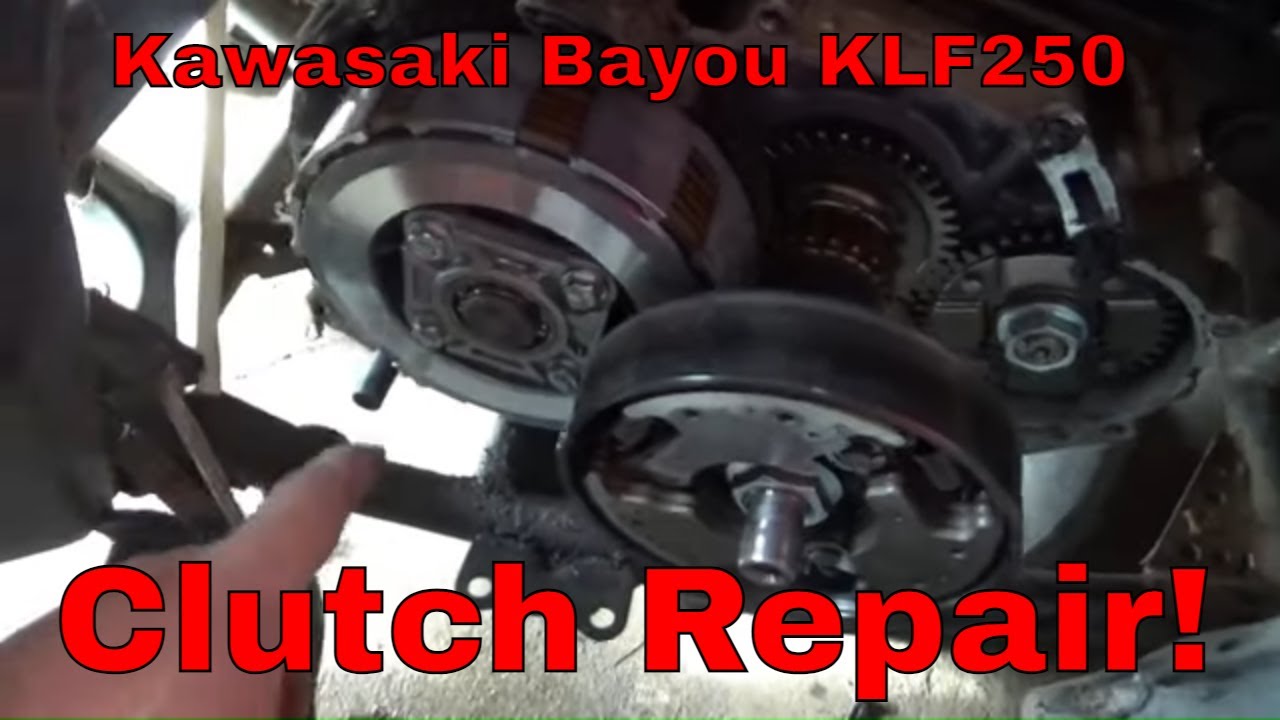 Barn Find Kawasaki Bayou KLF250, Clutch Issues and Surprises Found!
