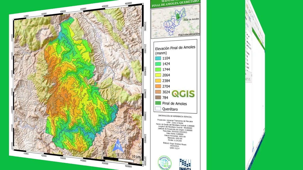 Mapa de elevaciones QGIS