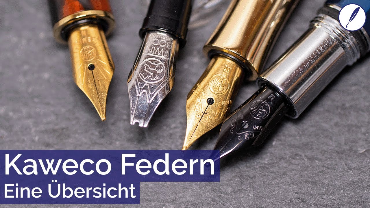 Die Kaweco Federn. Eine Übersicht über das Sortiment