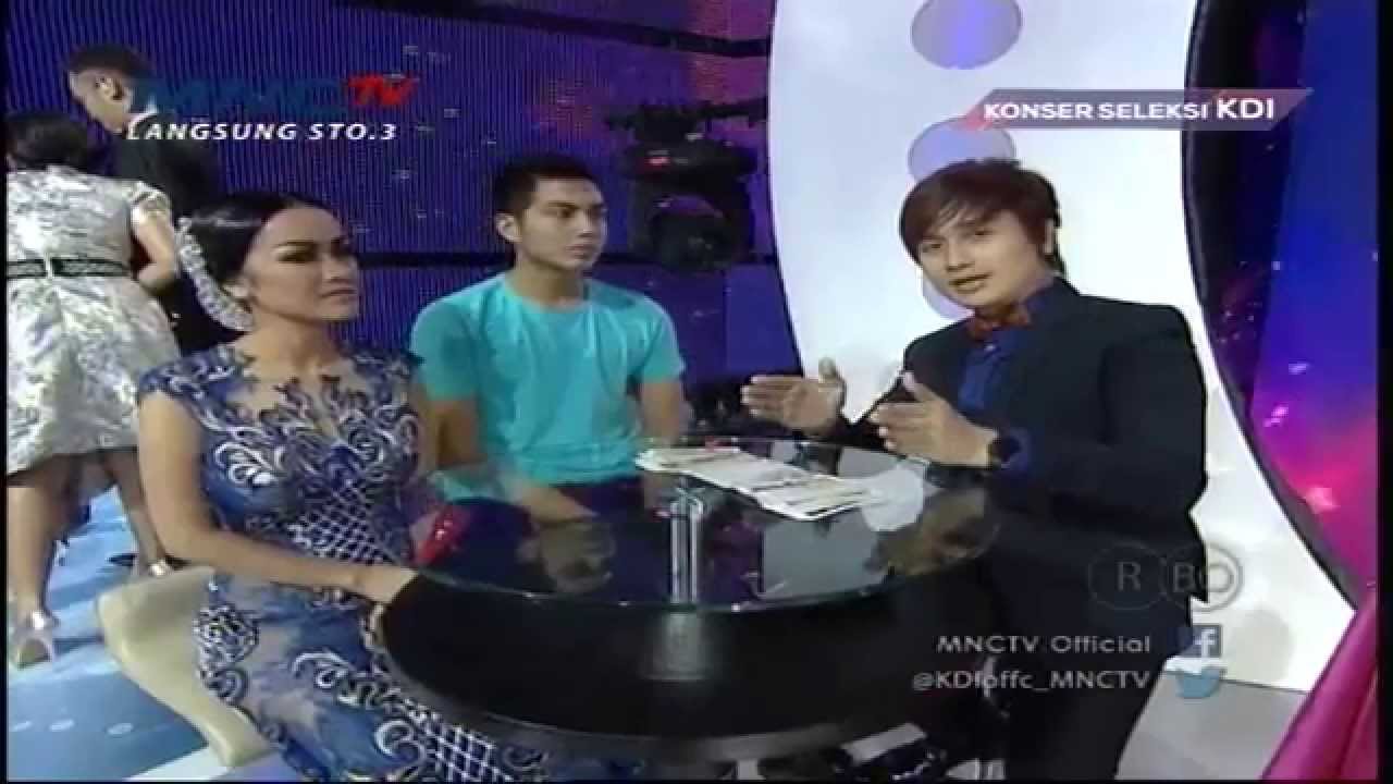 Deni Darko Meramal Julia Perez dan Mukhlis Security MNCTV - Konser Seleksi KDI 2015 (1/4)