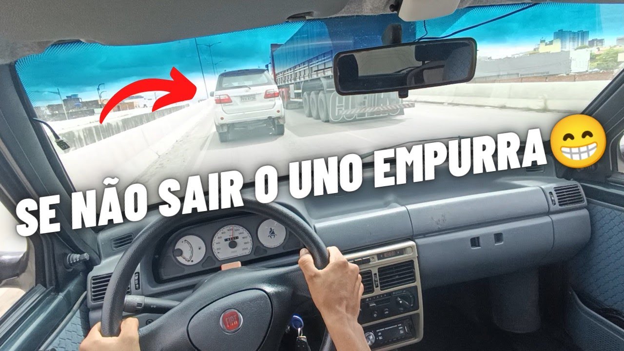 Fiat uno 2003 andando forte na rodovia, o prazer de ter um uno 🚙