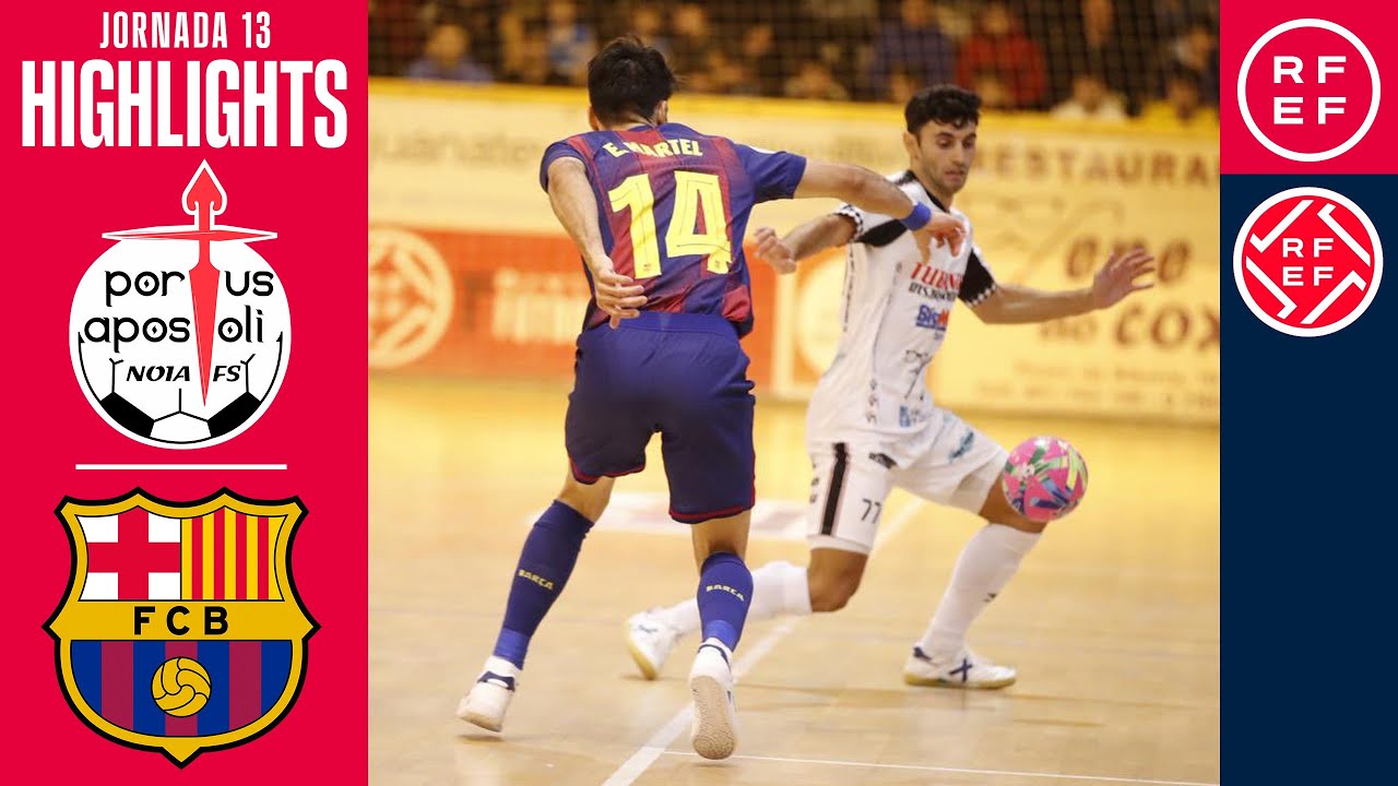 Resumen #PrimeraDivisi&oacute;nFS | Noia Portus Apostoli 0-1 Bar&ccedil;a | Jornada 13