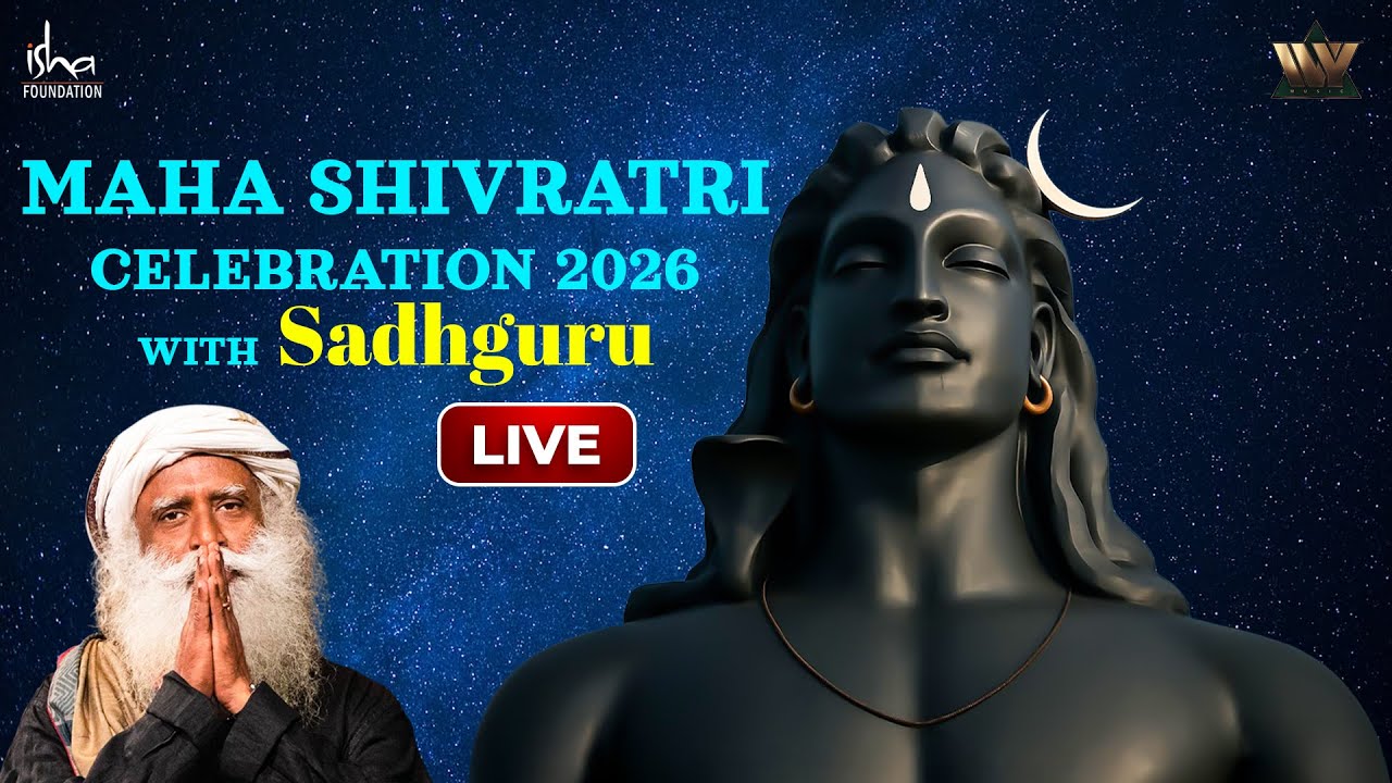 MahaShivRatri 2026 Live | Sadhguru | Adiyogi Live Darshan | Shivratri Special | Adiyogi Shiva