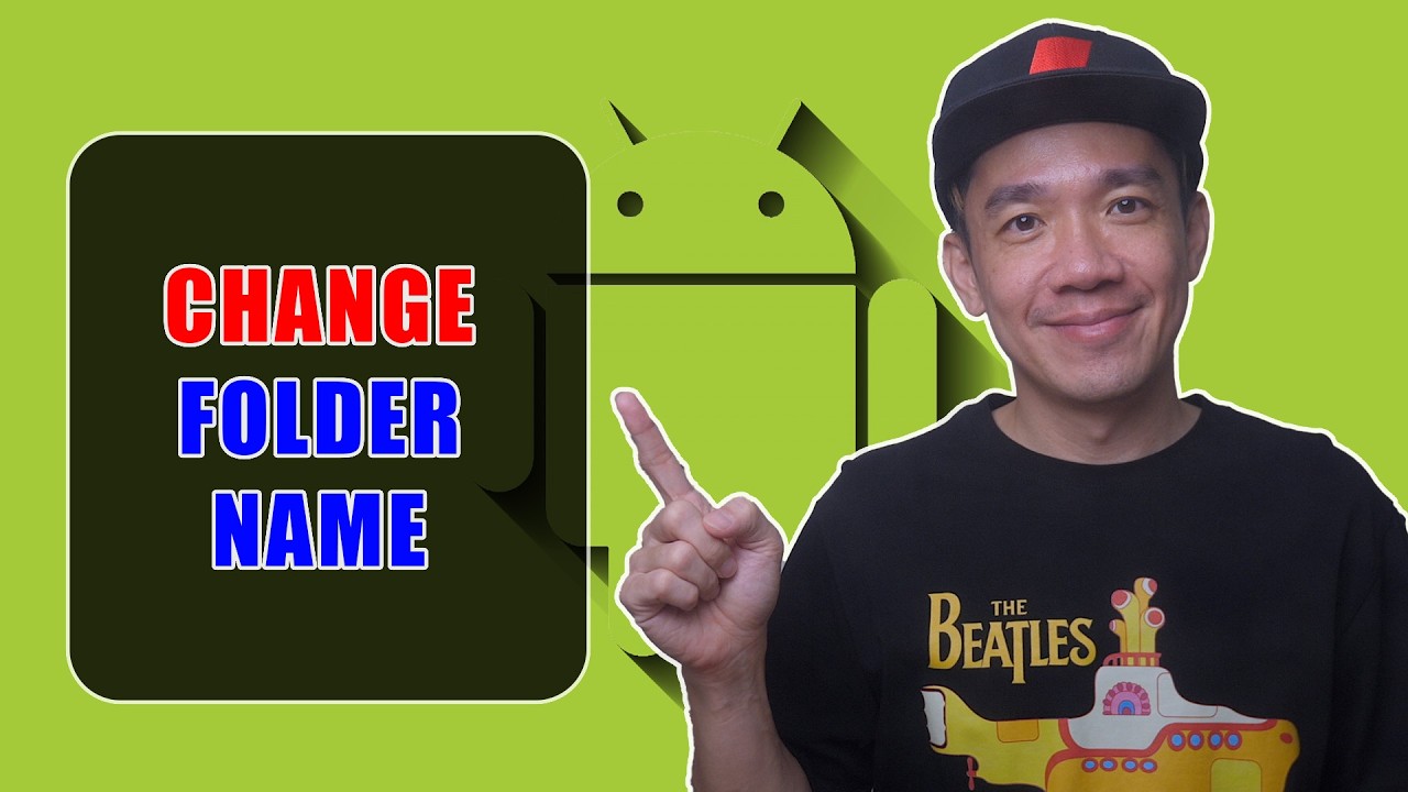 Как изменить название и цвет папок на главном экране Android