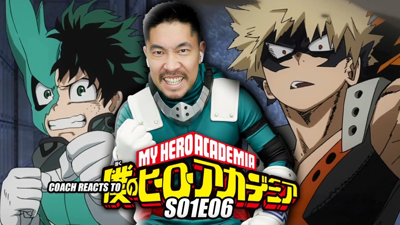 Heroes and Villains | Coach Reacts to My Hero Academia S1 E6