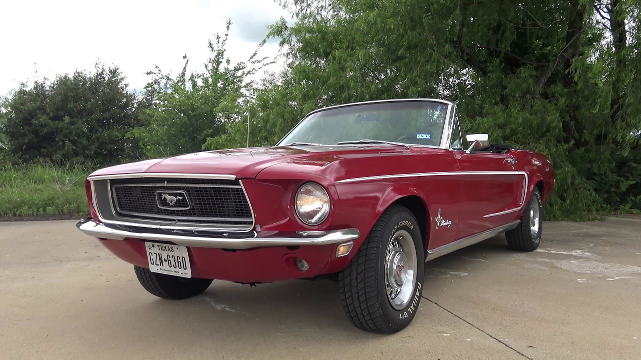 1968 Ford Mustang 302 Holley Fuel Injected convertible