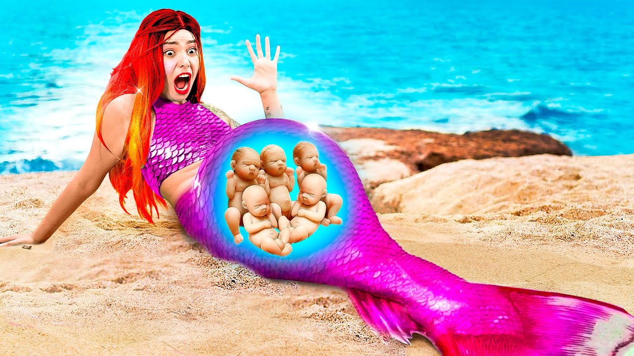 Comment est-ce - LA SIRÈNE EST ENCEINTE !