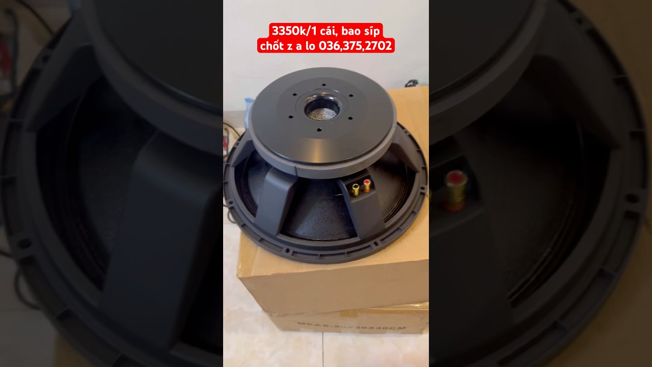 Hot, Loa Bass 50 PIF, model : PIF18-C125, từ 280 coil 125, chuy&ecirc;n sub, 1300w, 8ohm