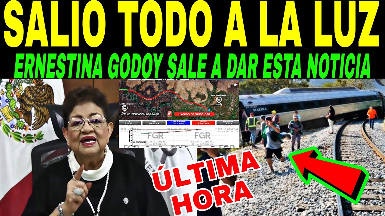 Urgente! Nueva Fiscal  Ernestina Godoy sale a revelar esta Noticia, ACCIDENTE del tren interoceanico
