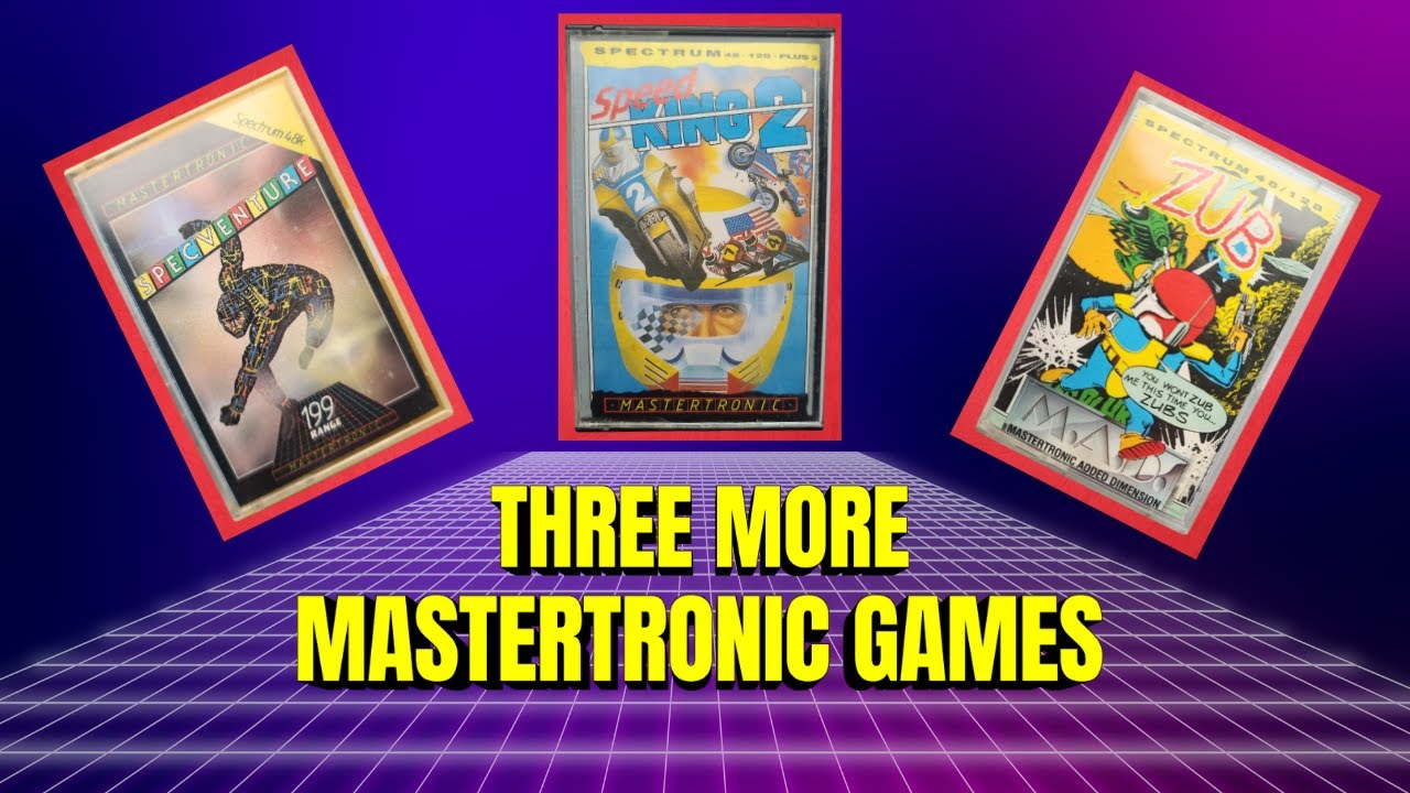 Three More Mastertronic ZX Spectrum Titles. Let's Take a Look! #zxspectrum