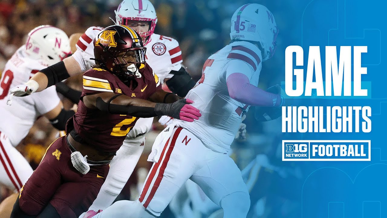 Nebraska vs. Minnesota | Highlights | Big Ten Football | 10/17/25