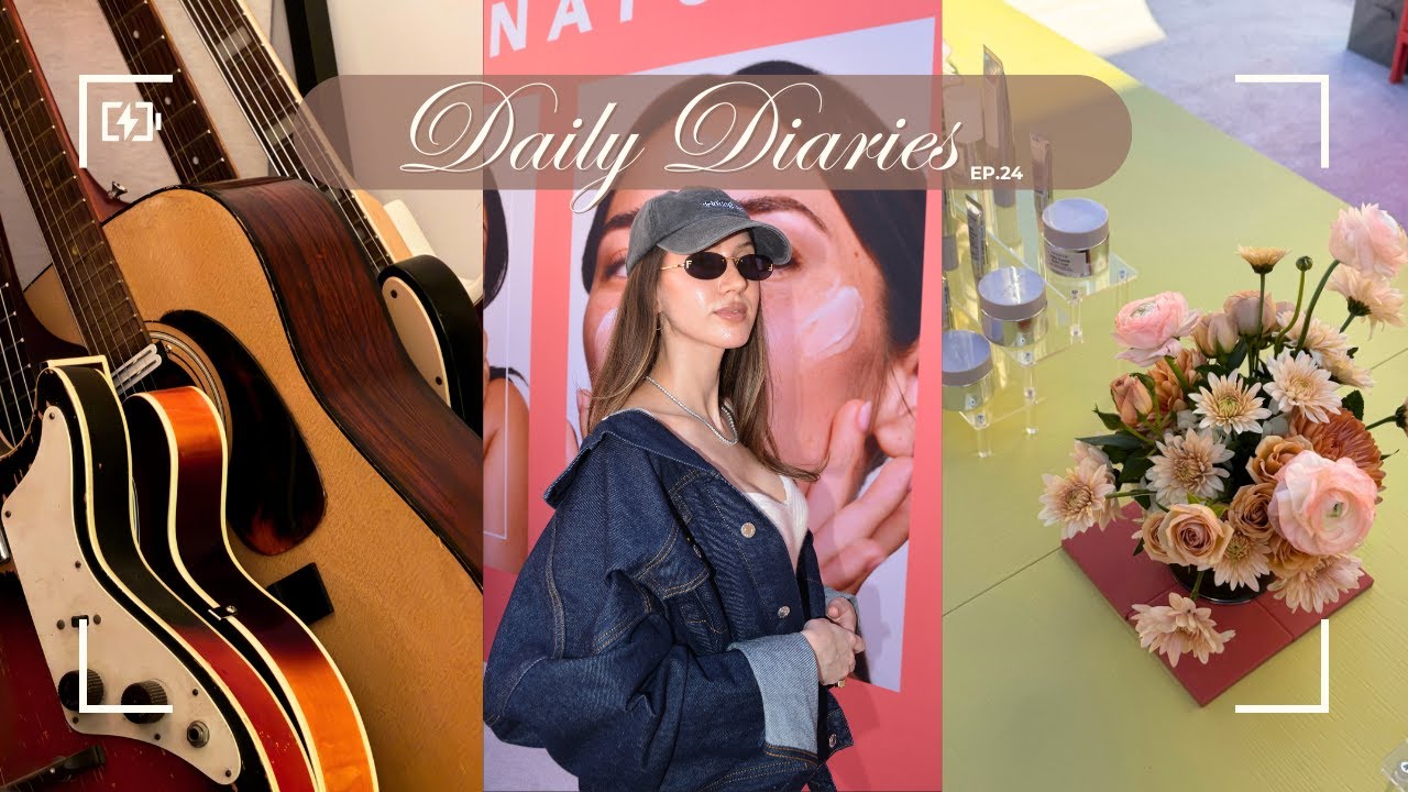LA diaries | west hollywood, naturium event, and recording new music | vlog ep.24
