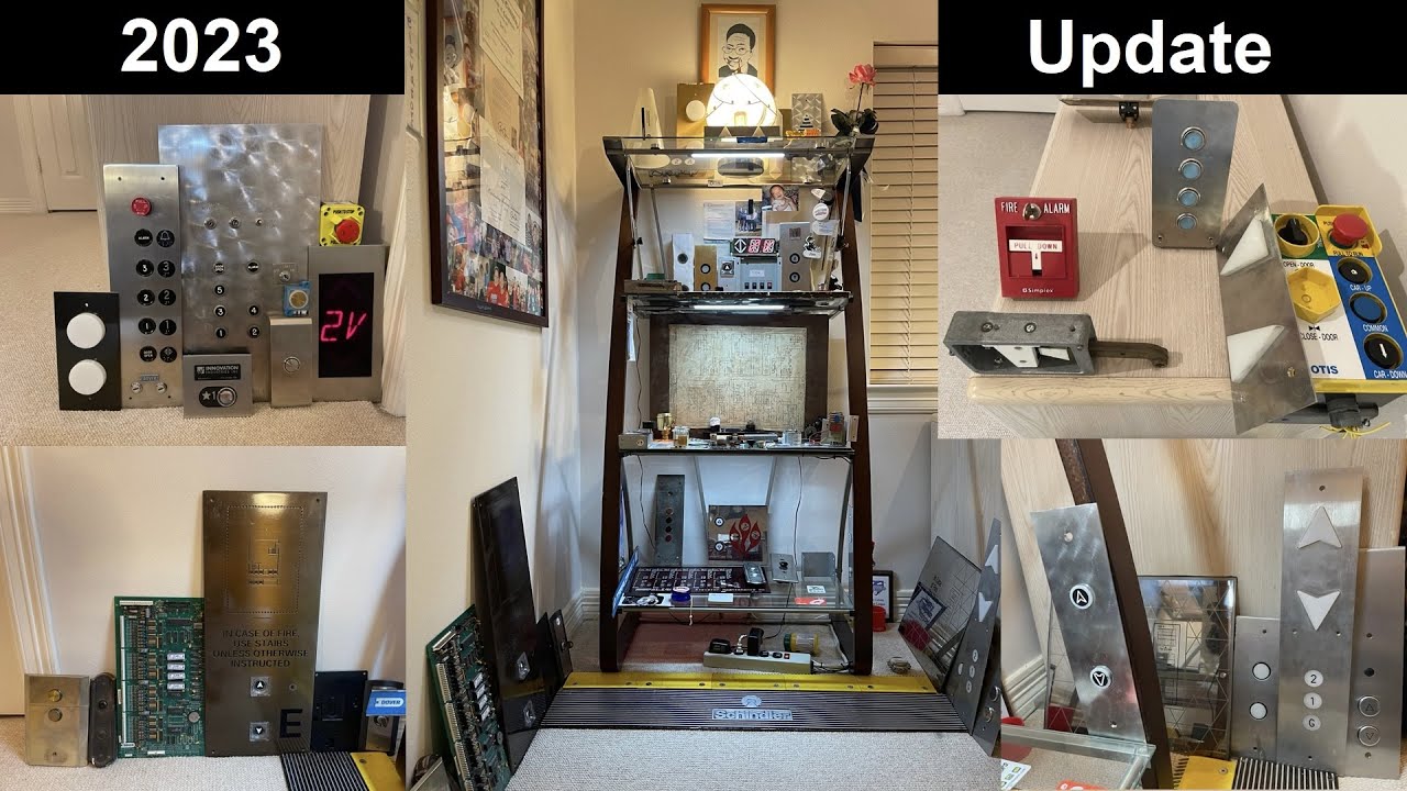 Father's Day Special: Tour of my Elevator Parts Collection - 2023 Update Long Overdue!